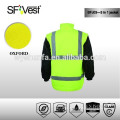 high visibility reflective jacket with waterproof treated